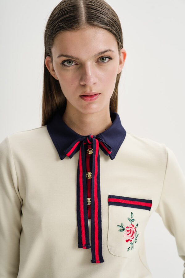 Heritage embroidery polo