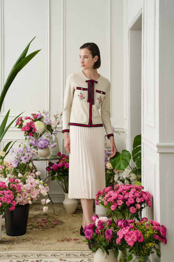 Heritage embroidery cardigan