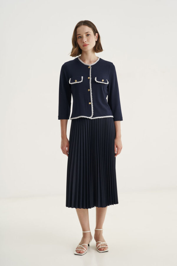 Plisse skirt