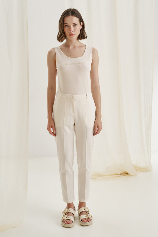 Trousers office slim fit