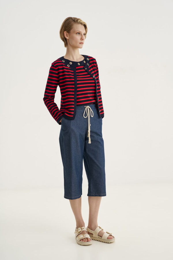 Striped cardigan