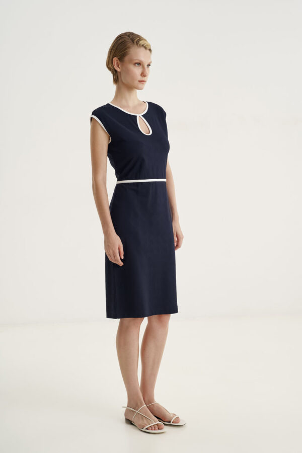 Dress with slit