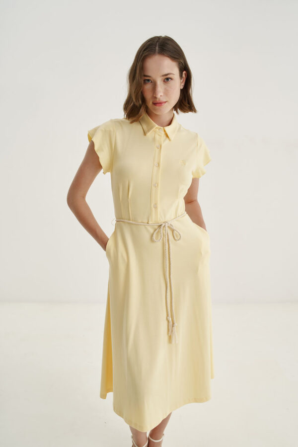 Dress with collar
