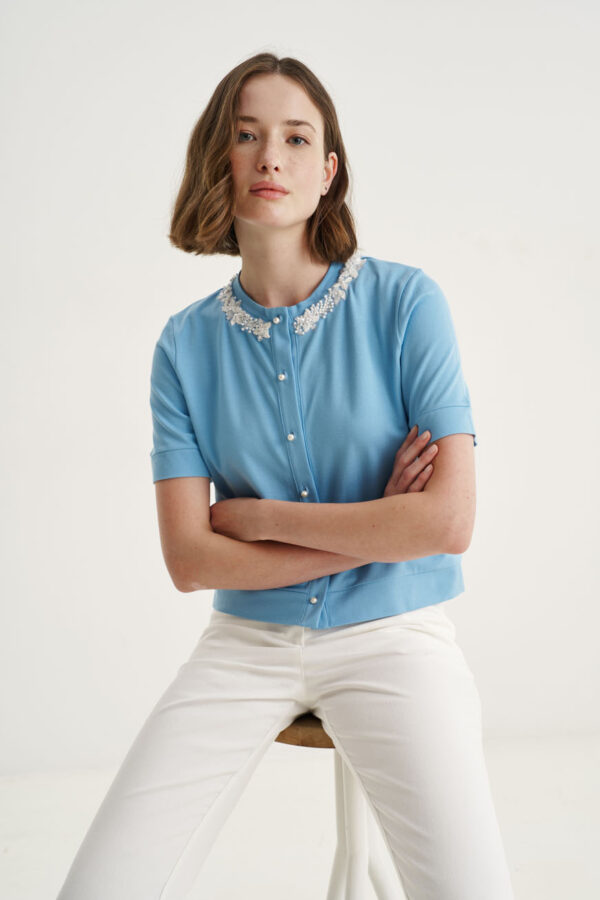 Cardigan short sleeves