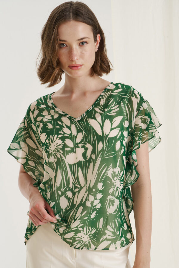 Muslin top green