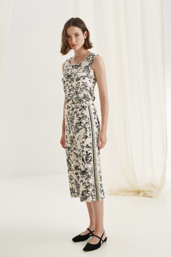 Culottes birds print