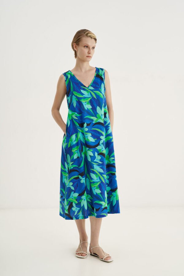 Cotton dress boxy